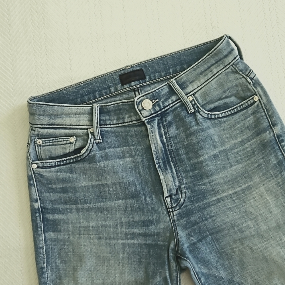 MOTHER Insider Crop Two Step Fray